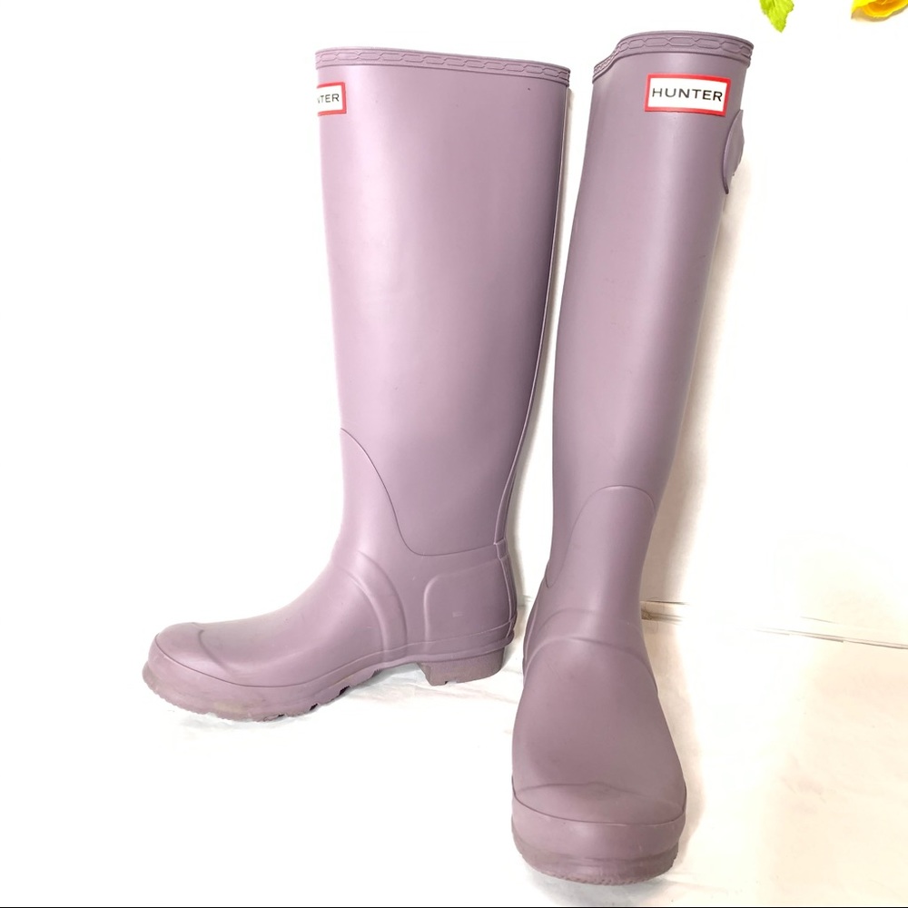 Tall Hunter Thudercloud Boots - Matte Purple